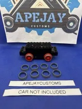 8 rubber washers for LEGO Train BUHLER Black 4.5v 4v Locomotive 9V Motor -