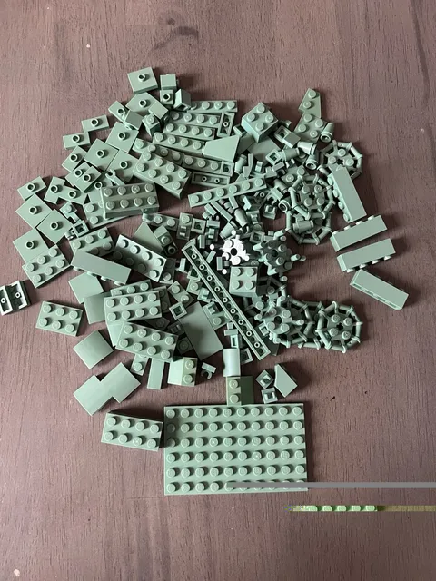 LEGO Sand Green Bulk 165 Pieces Brick Plate Slope Specialty Star Wars Ninjago