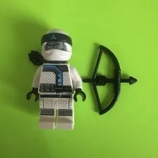 Lego Ninjago Mini Figure Zane Sons of Garmadon Retired with Weapons