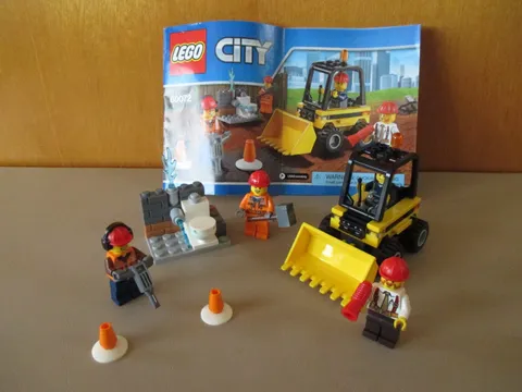 Lego City 60072 Demolition Starter Set w/Instructions Complete
