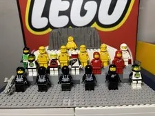 Vintage LEGO Space Minifigure Lot 18 Classic Space Blacktron Futuron 1980s 90s