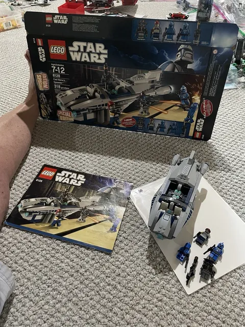 LEGO STAR WARS THE CLONE WARS 8128 CAD BANE’S SPEEDER - COMPLETE W INSTRUCTIONS