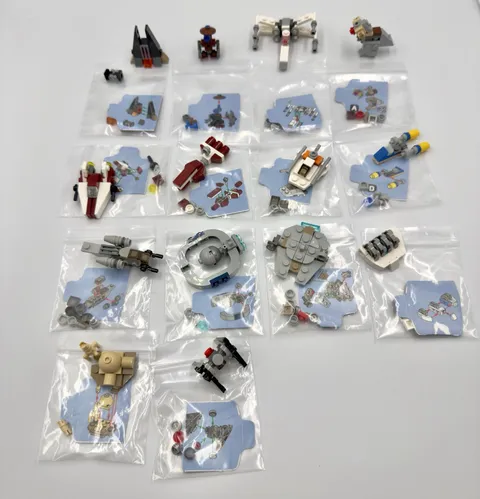 LEGO Star Wars 75279 Advent Calendar Microbuilds Lot of 14 *no Minifigs