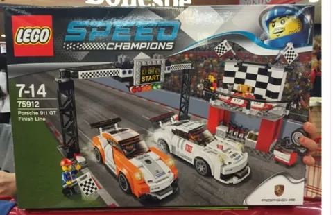 LEGO Speed Champions 75912 Porsche 911 GT Finish Line Factory New Sealed Retired