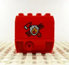 Lego Duplo Water Tank Fire Truck large red