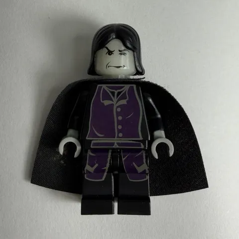 LEGO Harry Potter Professor Severus Snape Minifigure, Glow Head hp012 2001-2003
