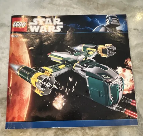 LEGO Star Wars 7930 Slave I Instruction Manual Booklet Illustrated 2011