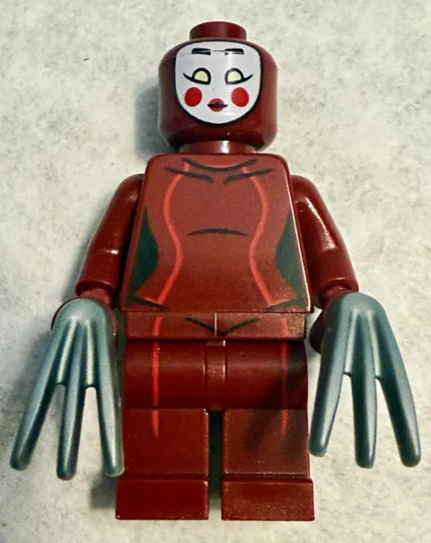 LEGO Batman Movie Kabuki Twin Minifigure sh0316 Red Ninja 2017