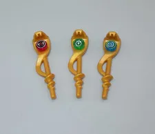 LEGO 3 Golden snake staff weapons Serpentine for Ninjago minifigure
