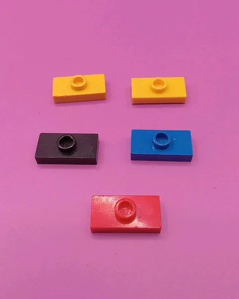 LEGO 1x2 modified plate with one stud Lot "Jumper Plate" Lot (5 Included)