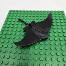 Lego Vintage Black Stingray Animal Minifigure Classic Town Aquazone Ocean 