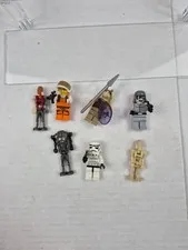 LEGO Star Wars Minifigure Lot Droid Gungan Soldier Imperial AT-ST Pilot Blaster