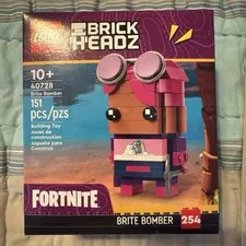 LEGO 40728 Brite Bomber Brickheadz Fortnite Exclusive Promo GWP NEW