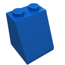 10x LEGO® Part 3678b - Slope 65 2 x 2 x 2 with Bottom Tube