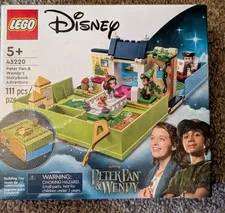 LEGO Disney 43220 Peter Pan & Wendy's Storybook Adventure Set 111 pcs Age 5+