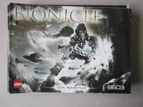 Lego Building Instructions Instruction Bionicle 8603 Toa Whenua