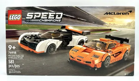 LEGO Speed Champions: McLaren Solus GT & McLaren F1 LM (76918) NIB & Retired