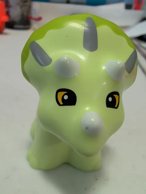 Lego Duplo Jurassic World Dinosaur Triceratops Dino Baby Green
