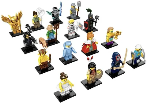 Complete Set of (16) Lego Series 15 Minifigures 71011 New Factory Sealed 2016