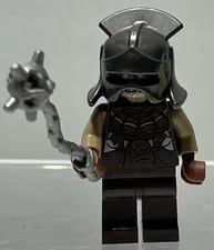 Lego LOTR Mordor Helmet & Weapon Lord of the Rings Minifigure 79007 Black Gate