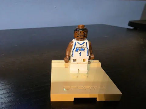 LEGO Sports Basketball NBA Tracy McGrady #1 Minifigure White Jersey