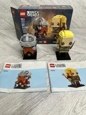 LEGO BrickHeadz 40751 Lord of the Rings Legolas & Gimli Complete w/ Box Manuals