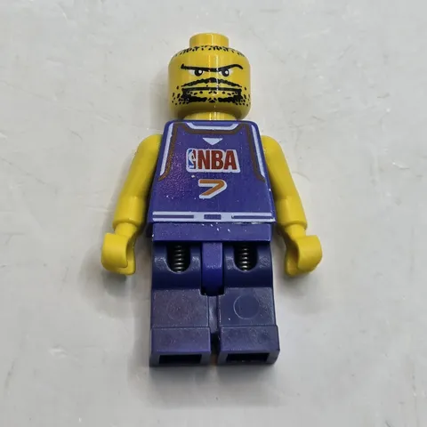 LEGO minifigure NBA Basketball Player #7 nba025 purple uniform