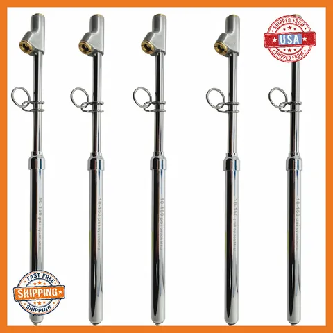 Jon Mfb 150 Psi Professional Semi Truck Tire Pressure Gauge And Dually Truck