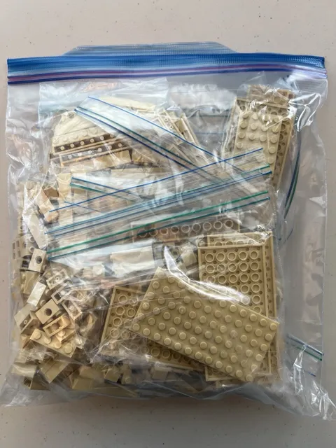 Lego Tan Brick Pieces 1lb Bulk Lot