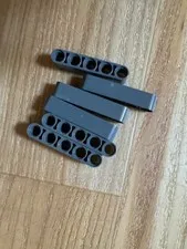 Lego technic parts. 6x 5 hole beams. Lightly used, without damage.