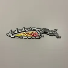 LEGO Bionicle Weapon Sword / Shield 19992 Flat Silver with Flame 11302pb01 x1
