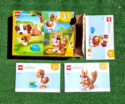 Lego 31382 Creator 3-in-1 Puppy Dog/Squirrel/Duck Box+Instruction Only-No Bricks
