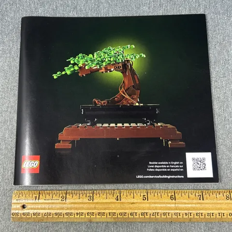 LEGO 10281 Bonsai Tree Instruction Manual BOOKLET ONLY Botanical Collection