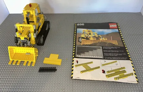 Lego Expert Builder Set 856 Bulldozer Complete Set W/ Manual