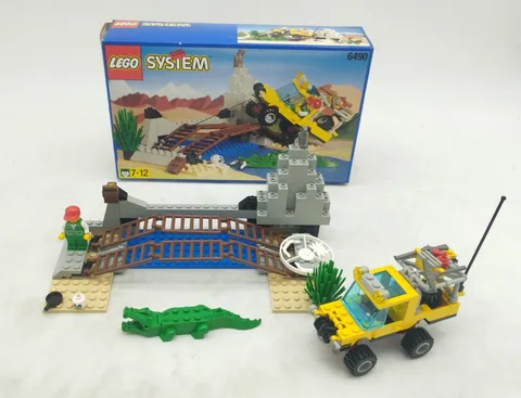 LEGO 6490 Amazon Crossing VERY GOOD ORIGINAL BOX Box Classic Town Vintage Outback