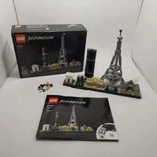 Lego 21044 Architecture Paris Complete Set With Box/ Manual