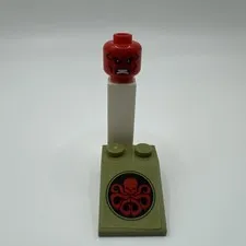LEGO Marvel Super Heroes Minifigure SH0107 Red Skull Head Only