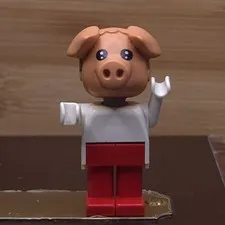 LEGO Fabuland Peter Pig the Cook FAB11F Vintage 1982 FIGURE ONLY Set 3703