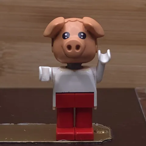 LEGO Fabuland Peter Pig the Cook FAB11F Vintage 1982 FIGURE ONLY Set 3703