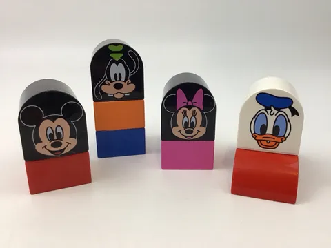 Lego Duplo Minnie Mouse Mickey Mouse Goofy And Donald Head Blocks 9pcs