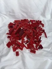 Bulk Red / Dark Red LEGO Assorted 0.5 Pound Lot, Bricks, Plates, Tiles 8 Ounces