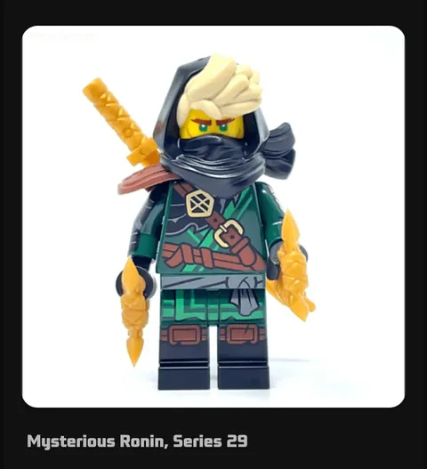 LEGO Series 29 Collectible Minifigures 71052 - Mysterious Ronin - NEW IN BOX 