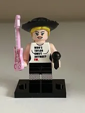 Lego Taylor Swift Pink Guitar Minifigure Custom Printed