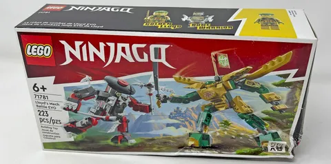 LEGO Ninjago 71781 Lloyd’s Mech Battle EVO New Box Damaged Package Unopened