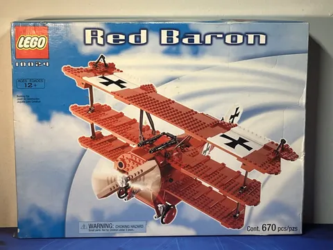 LEGO #10024 RED BARON Fokker Dr.I TRIPLANE German WWI Fighter Read Desription