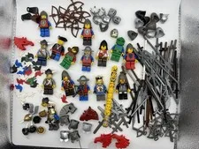 Lego Castle Minifigures And Parts Lot Rare Vintage Variety King Knight Viking