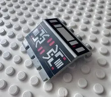 LEGO Panel 2 x 4 x 3 1/3 with Hinge with M:Tron Pattern 2582p68