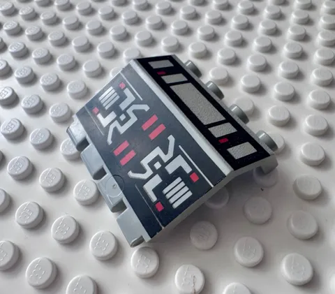 LEGO Panel 2 x 4 x 3 1/3 with Hinge with M:Tron Pattern 2582p68