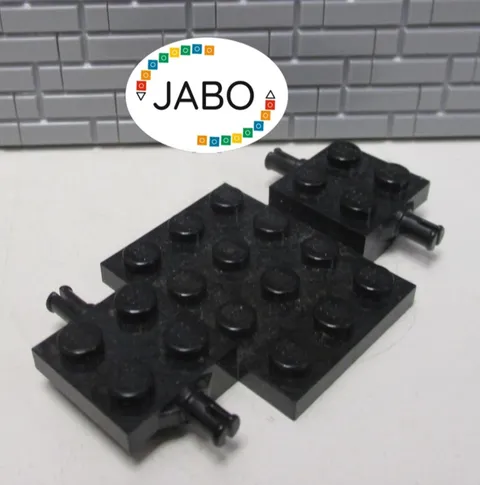 (B8/9) LEGO 2441 Chassis / Chassis 4 x 7 x 2/3 Black