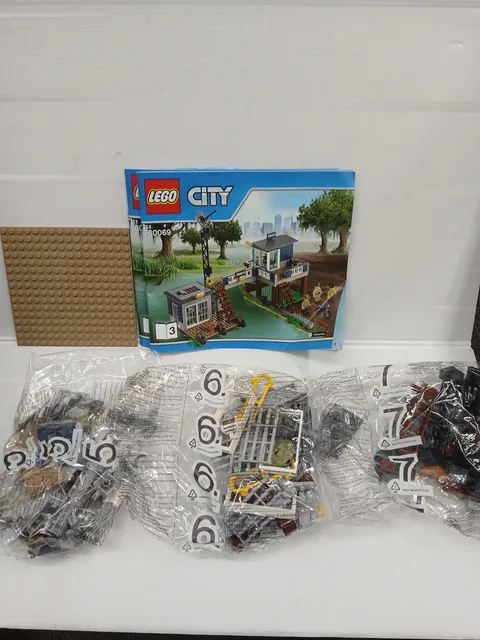 Lego 60069 City Swamp Police Station  With Sealed Bags 5,6, 7  Missing 1-4 